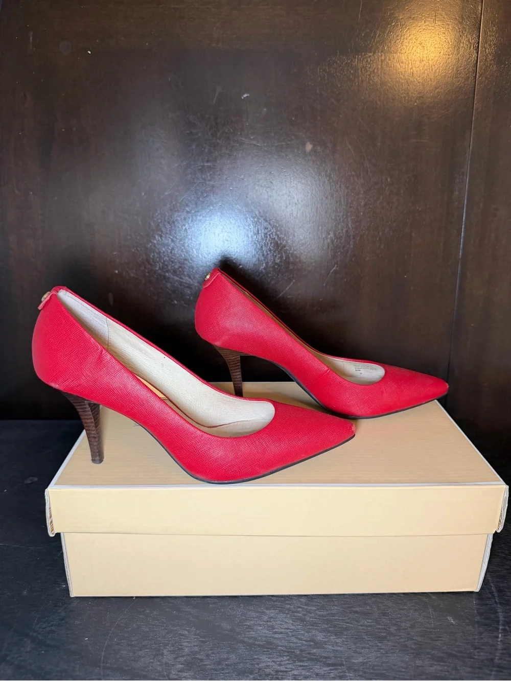 Michael Kors - Flex Red Scarlet Leather Pumps